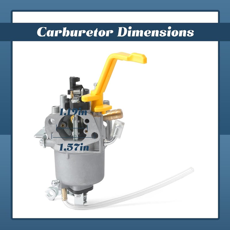Esttlamer Dual Fuel Portable Generator Carburetor Kit Compatible with Westinghouse WGen5300DFcv 274CC Engine with Gaskets Replacement Parts - Image 4